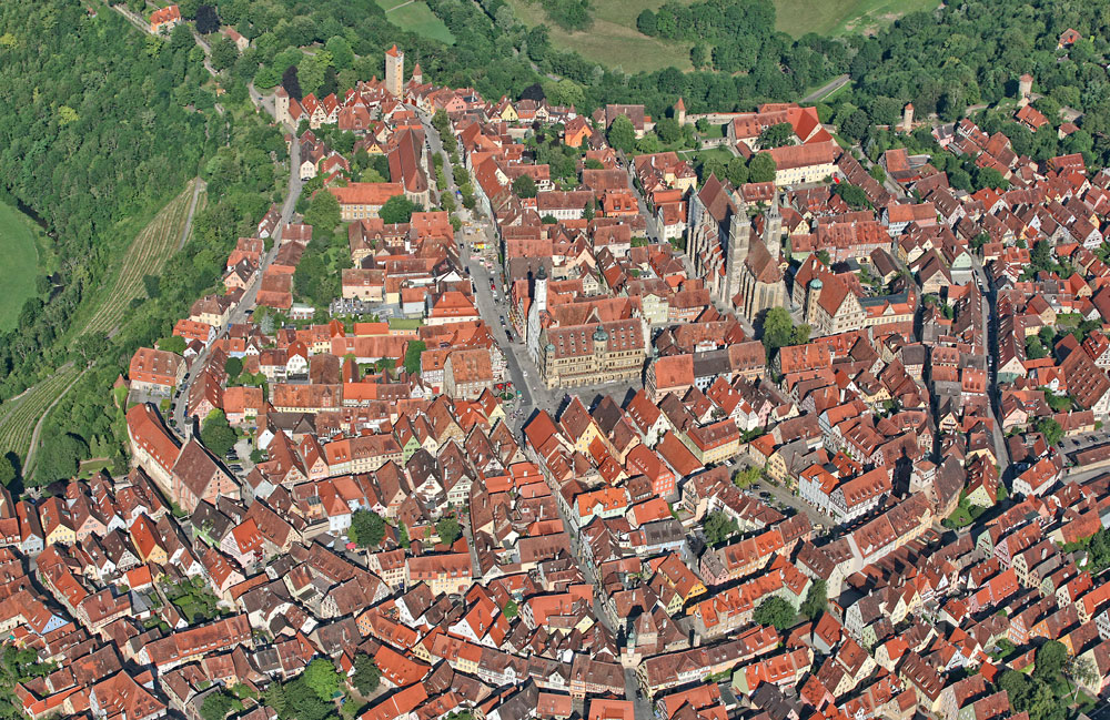Немецкий город средневековый Ротенбург