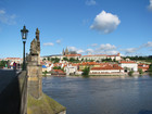 Вид на Пражский Град с Карлова моста