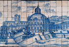 Музей азулежу. Панно с изображением панорамы Лиссабона